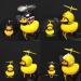 Duck Bike Bell Kids Horn and Bicycle Lights Set - Fun Duck Helmet Toy for Children and Adults Cycling - Yellow Duck Light and Spiderman Duck Design - Buy Online on GoSupps.com
