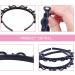 2 Pcs Clip Headbands Black Hairpin Headband -Double Bangs Hairstyle Hairpin Hairband With Clips/Korean Twist Braid Headband Non-Slip/Double Layer Twist Plait Headband for Women Girls - Buy Online on GoSupps.com
