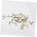 Beatifufu 1 PC Rhinestone Hair Comb Rhinestone Hair Clip Pearl Hair Barrettes Bridal Headpiece Pearl Hair Pin Hair Comb for Bride Tiara for Bride Wedding Pearl Hair Clip Rhinestone Barrettes - Buy Online on GoSupps.com
