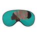 LynaRei Blue Beautiful African Woman Sleep Mask Blindfold for Sleeping Elastic Blackout Eye Mask Cover for Full Night's Sleep Travel and Nap Style