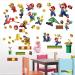 Finedeco Super Mario Wall Stickers - 4 Sheets of Vinyl Stickers for Room Decoration - Buy Online on GoSupps.com