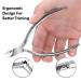 Easkep Cuticle Trimmer & Pusher Set - Professional Stainless Steel Cutter & Nipper for Fingernails and Toenails - Durable Pedicure Manicure Tools in Silver - Buy Online on GoSupps.com