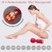 Mini Portable Vibration Massage Device for Women - Strong Silicone 10 Modes Waterproof & Rechargeable - Wireless Handheld Massager (Red) - Buy Online on GoSupps.com