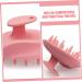 Magiclulu Silicone Handy Shampoo Brush - Head Massage & Peeling Device 10.80x9.50cm Pink - Perfect for Scalp Cleaning - Buy Online on GoSupps.com