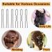 ND U-Shaped Hairpins - 100pcs Blonde Metal Bobby Pins for Women & Girls | Hair Accessories for Salon & Everyday Styling - Buy Online on GoSupps.com