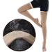 ZMERCH XL Closed Toe Beige Knee Socks - Unisex Compression Stockings for Varicose Veins Class 2 Pressure Support Ideal for Sleeping - Buy Online on GoSupps.com