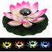 Solar Flower Light Artificial Lotus Shape Garden Pool Lamp Night Light Solar Pool Light Creative Solar Light (Color : Pink) (Red) - Buy Online on GoSupps.com