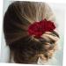 Angoily 1pc Comb Hair Clip Hair Pin Bobby Pins Black Hair Barrettes Rose Hair Black Barrettes The Rose for Women Floral Hairpin Flower Clip Blossom Rose Color Bride Flowers - Buy Online on GoSupps.com