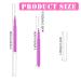 Patelai 150-Piece Micro Eyebrow Brush Set | Brow Lamination & Lash Lift Tools | Pink & Purple Eyebrow Spoolie Brushes for Eyelash Extensions - Buy Online on GoSupps.com