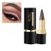 Ayky Long Wear Gel Eyeliner Natural Black Eyeliner Cream Gel Eyeliner Waterproof Eyeliner Gel Stick Makeup Eye-liners for Women Girls (Brown)
