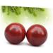 Beavorty 6-Piece Massage Roller Set | Baoding Balls for Hand Therapy & Meditation | Wooden Fitness & Exercise - Red Mahogany - Buy Online on GoSupps.com