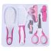 6pcs Baby Grooming Kit | Nursery Care Set with Safety Cutter, Hair Brush, Nail Kit for Baby Health and Grooming - Pink - Buy Online on GoSupps.com