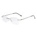 Eyekepper Frameless Reading Glasses for Women - Lightweight - Rimless Reading Glasses +2.00