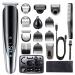 Hair Clippers Waterproof grooming kit all in one hair trimmer for men professional for beard groomer body face hair clipper electric shaver