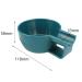 Colcolo Blue Shaving Bowl with Handle - Lightly Foaming Soap Cup for Valentine's Day Gifts | Perfect for Husband & Friend - Buy Online on GoSupps.com
