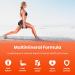 Plant Based Bone Strength Supplements | 600mg Calcium + Vitamin D3 & K2 | Whole Food Formula with Magnesium, Potassium, Zinc, Boron & Strontium | 120 Vegan Capsules - Buy Online on GoSupps.com