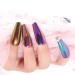 Shop 6-Color Chrome Nail Powder Pen - Holographic & Metallic Finish | Manicure Magic Cushion Pen - Buy Online on GoSupps.com