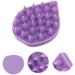 BUIFULSIC 1STK Bathing Brush | Silicone Dog & Body Massager Brush | Hair Shampoo Brush - Violet 8.5x7cm - Buy Online on GoSupps.com