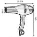 2000W Professional Hair Dryer with Diffuser Ionic Conditioning - Powerful Fast Hairdryer Blow Dryer - Buy Online on GoSupps.com