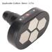 Fascia Massage Head - 18mm Caliber 3 Heating Gears Reduces Fatigue Oval Replacement Muscle Massage Head for Ultimate Relaxation - Buy Online on GoSupps.com