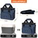 OPUX Insulated Small Cooler Bag for Travel - Heather Navy | Leakproof Lunch Bag Box for Camping, Beach, Work | Collapsible Lunch Pail - Fits 16 Cans - Buy Online on GoSupps.com