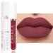 Yueci Matte Lip Gloss Lipstick - Long-Lasting Moisturizing & Waterproof 12H - Non-Stick Non-Fading - 1 ml Pack #06 - Buy Online on GoSupps.com