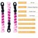 Ombre Braiding Hair Extensions - 50.8 cm 100g Synthetic Crochet Braids 8 Pieces in Black Brown Red Gray - Perfect for Full Fine Hair - Buy Online on GoSupps.com