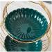 Fruit Basket Bowl Ceramics Fruit Plate 2-Tier Fruit Bowl Dessert Fruits Candy Food Display for Kitchen Countertop Bread Snacks Green - Buy Online on GoSupps.com