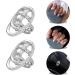 SOIMISS 1pc Fingernail Cover Cuticle Nail Ring Opening Nail Art Charm Diamond Fingernail Ring Sterling Ring Bowknot Nail Ring Rings for Women Womens Ring Miss Manicure Rhinestones - Buy Online on GoSupps.com