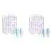 NIEI 2Box Pearl Decorations Nail Charms White Round Nail Parts Gold Steel Beads Balls Jewelry Nail Art Accessories Color:ZZ13