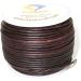 1.5mm Dark Brown Distressed Leather Cord - 20 Meter Roll for Jewelry Making - Buy Online on GoSupps.com