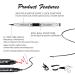 2 Pcs Heart-shaped Liquid Eyeliner Stamp Set - Waterproof, Smudge-proof & Long-lasting Double-side Ultra-Fine Eye Liners Pen - Red + Black - Makeup Tools with Quick Drying Formula - Buy Online on GoSupps.com