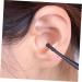 ULTECHNOVO Ear Cleaner Cleaning Brush Set - Portable Ear Pick Tool Kit for Gently Cleaning Ear Canal - Black, 12x0.5cm - Buy Online on GoSupps.com
