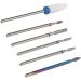 Cuticle Remover Bit Set Cuticle Bit Ceramics Rotate for Salon - Buy Online on GoSupps.com