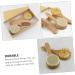 LALAFINA 3pcs Kids Bath Brush Set - Body Scrubber, Comb, and Spa Brush for Baby Bathing - Buy Online on GoSupps.com
