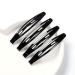 Lurrose 10pcs Black Metal Snap Hair Clips - Simple and Solid Color Barrettes - Buy Online on GoSupps.com