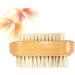 FRCOLOR Double Sided Nail for Cleaning Wood Hand Nail Scrub Nail Cleaning Brush Bristle Nail Brush Manicure Nail Cleaner Brush Nail Cleaning Tool Bristles Wooden Foot Wash - Buy Online on GoSupps.com