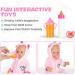 Aolso Magic Baby Doll Milk Bottle and Dummy Set - 3 Piece Feeding Accessories for Kids | Boy and Girl Gift - Buy Online on GoSupps.com