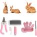 Pyhodi Bunny Cleaning Bath Comb Set Fast Rabbits Grooming Kit Deep Cleansing Massage Interactive for Small Animal - Buy Online on GoSupps.com