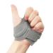 Pomya CMC Thumb Support - Adjustable Elastic Left Hand Brace for Instability (M Size: 32-40 EU) - Comfortable Gray - Buy Online on GoSupps.com