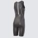 2024 Zone3 Women's Kneeskin 1.5mm Back Zip Sleeveless Shorty Swim Wetsuit - Black/Silver | International Shipping Available - Buy Online on GoSupps.com