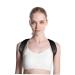 GLEAVI Adjustable Posture Brace - Hunchback Support Strap for Men & Women | Breathable Fabric 25x27cm Black - Buy Online on GoSupps.com