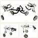 2 Wheels Dog Cart Pet Wheelchair for Hind Legs Rehabilitation Adjustable Dog Wheelchair for Handicapped Aluminum Pet Exercise Wheels - Easy Assemble XXX - Small - Buy Online on GoSupps.com
