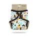 Petit Lulu Cloth Nappy Wrap | One Size (11-35.2 lbs) | Snaps | Washable Diaper Wrap | Cloth Nappies | Made in Europe (Mushrooms)