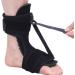 PERZOE Stretch Fabric Foot Orthosis Rehabilitation Fixed Support Brace with Adjustable Size for Enhanced Pain Relief Built-in Steel Plate Breathable Black One Size One Size Black - Buy Online on GoSupps.com