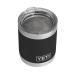 YETI Rambler 10 oz Lowball, Vacuum Insulated, Stainless Steel with Standard Lid Black