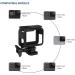 Kourpar Protective Housing Case for GoPro Hero 7/6/5 - Black Frame Camera Mount, Compatible with Hero 7/6/5, Silver/White, Grey Border, Cage Shell for Ultimate Protection - Buy Online on GoSupps.com