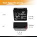 Casil 12V 20Ah Deep Cycle AGM Battery - Compatible with NP12 6DZM20 6DZF20 DURDC12 ExpertPower EXP12200 | Best 12V 20Ah Baterias for International Shipping - Buy Online on GoSupps.com