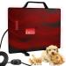 MQ Chicken Coop Heater, 140W Heat Plate for Chicks, Cats, Dogs, Rabbits, Compact Panel Heater with Thermometer Sticker for Pet House and Under Desk