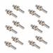 200 Sets Eyeglass Hinges Universal Plastic Frame for Plastic Frame Sunglasses Eyeglass Repair Replacement Hinges